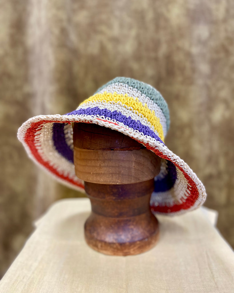 Summer Hat - colorful stripes
