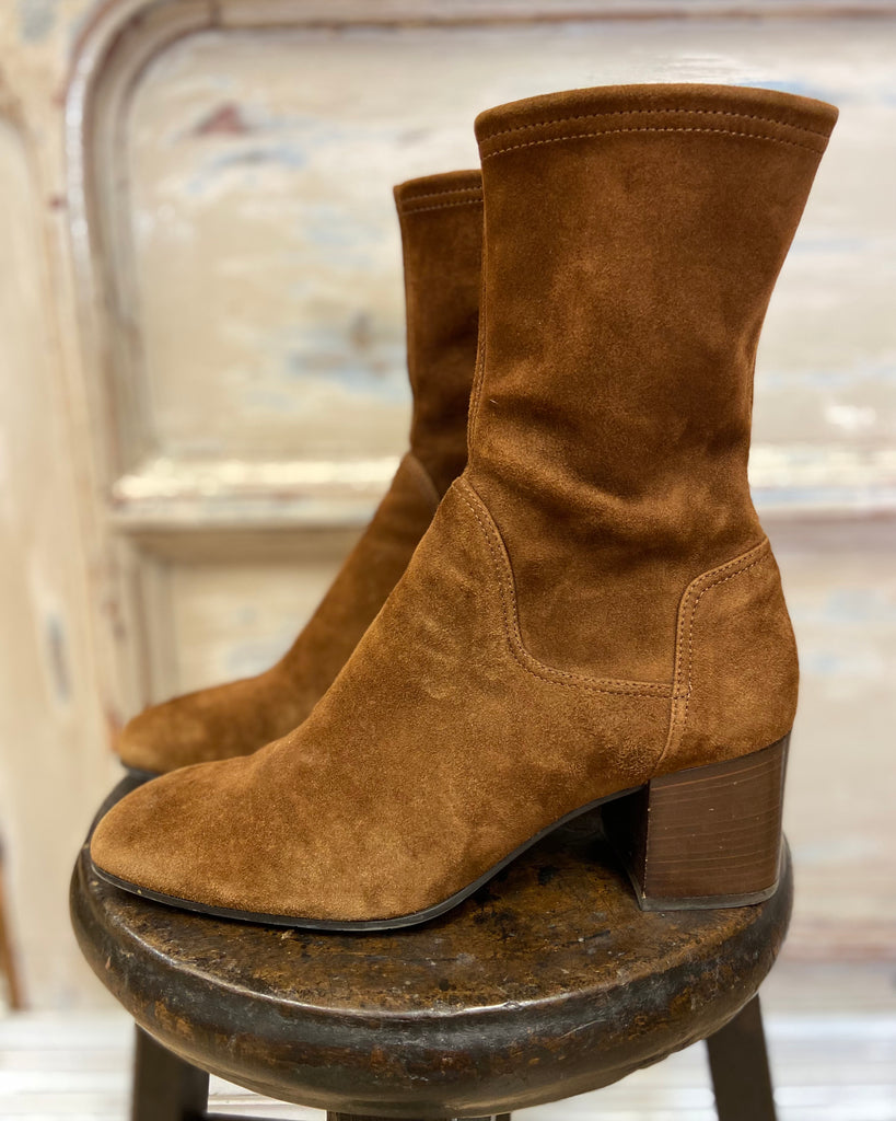 AQUATALIA "Tilly" Brown Suede Ankle boot