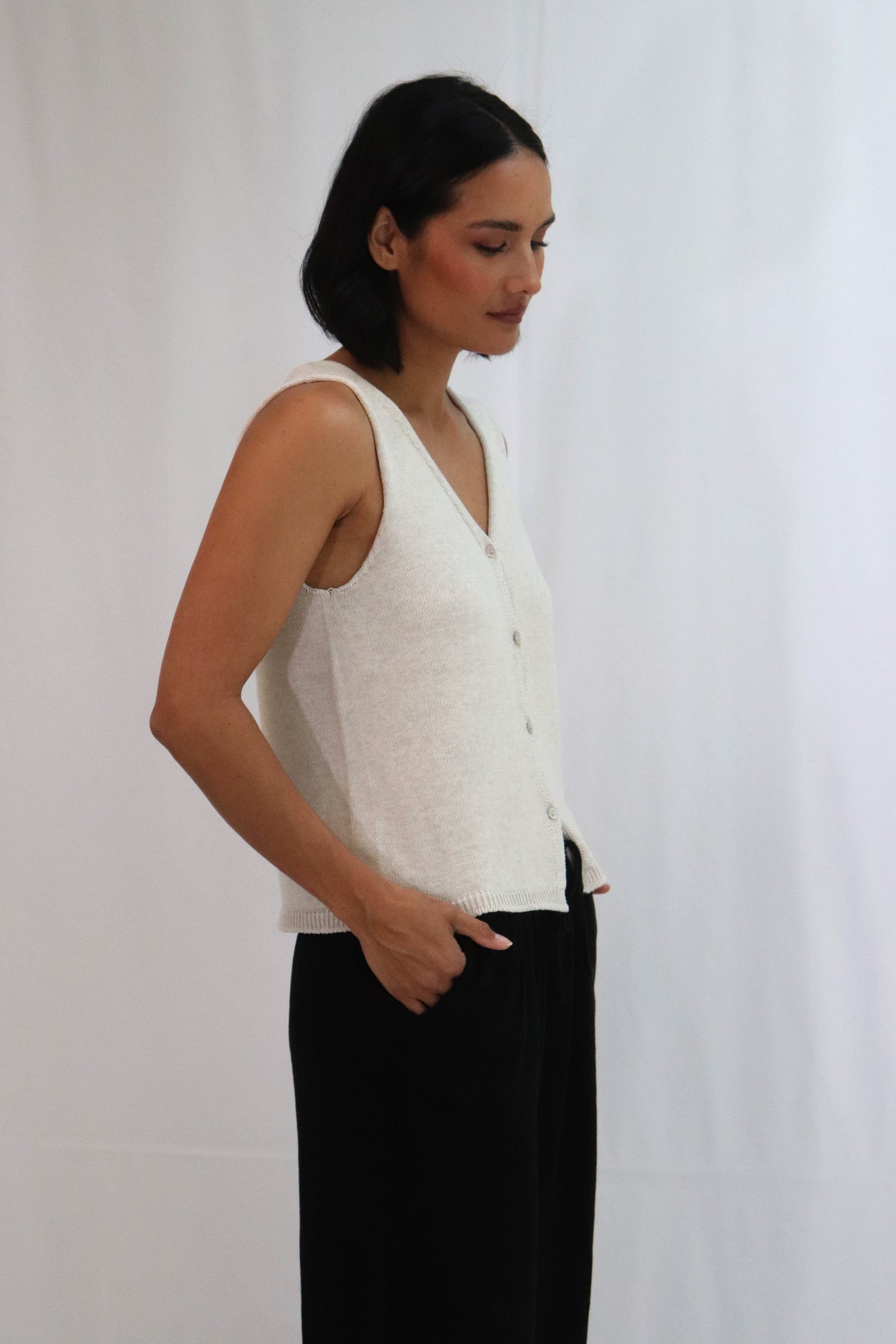 Tatano Hazel Vest - Sand