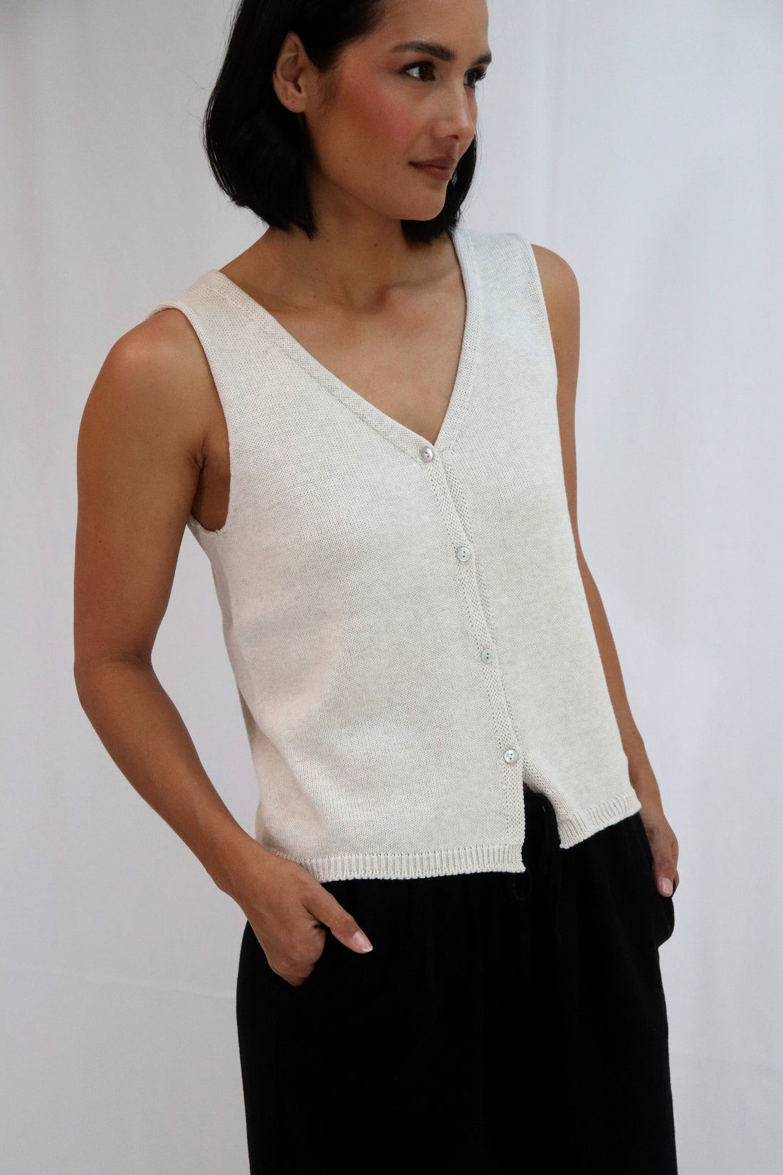 Tatano Hazel Vest - Sand