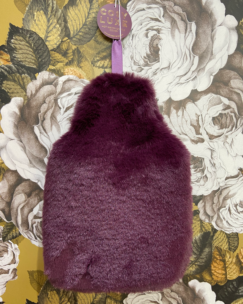 Annabel Trends COSY LUXE Hot Water Bottle Cover - Mulberry
