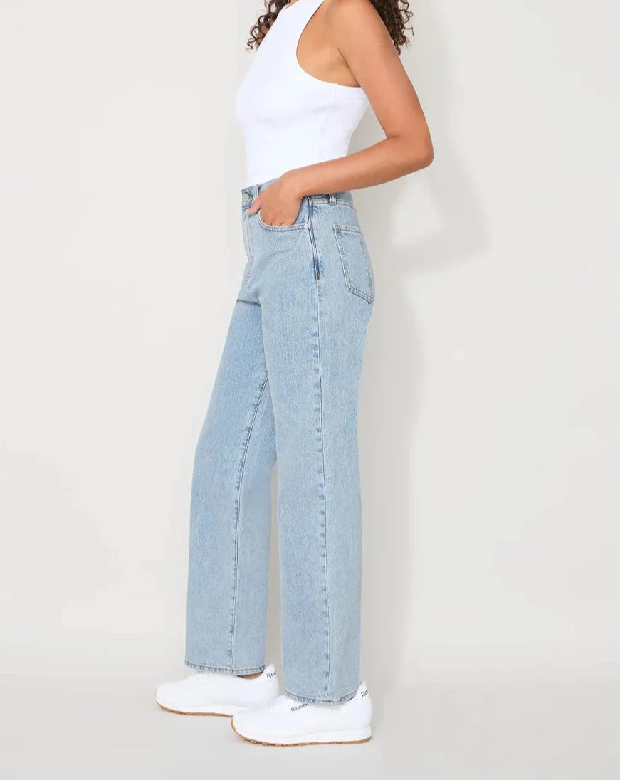 JAC + MOOKI Essential Wide Leg - Faded Indigo