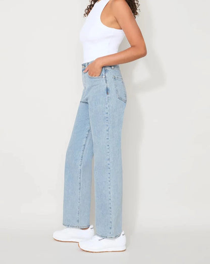 JAC + MOOKI Essential Wide Leg - Faded Indigo