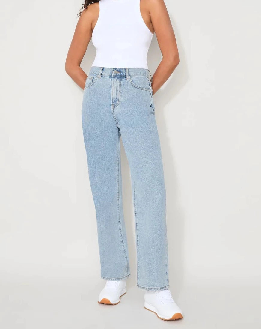JAC + MOOKI Essential Wide Leg - Faded Indigo