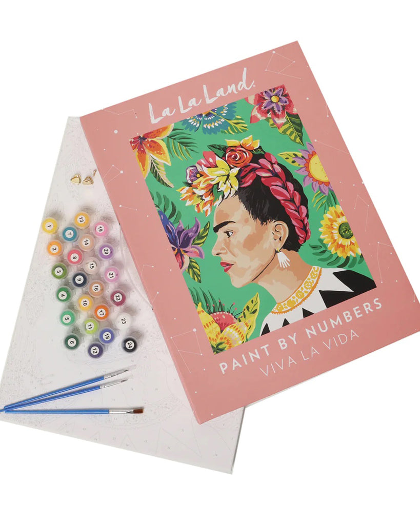 La La Land Tribute Artists Paint By Numbers Kit - Pink Frida Kahlo