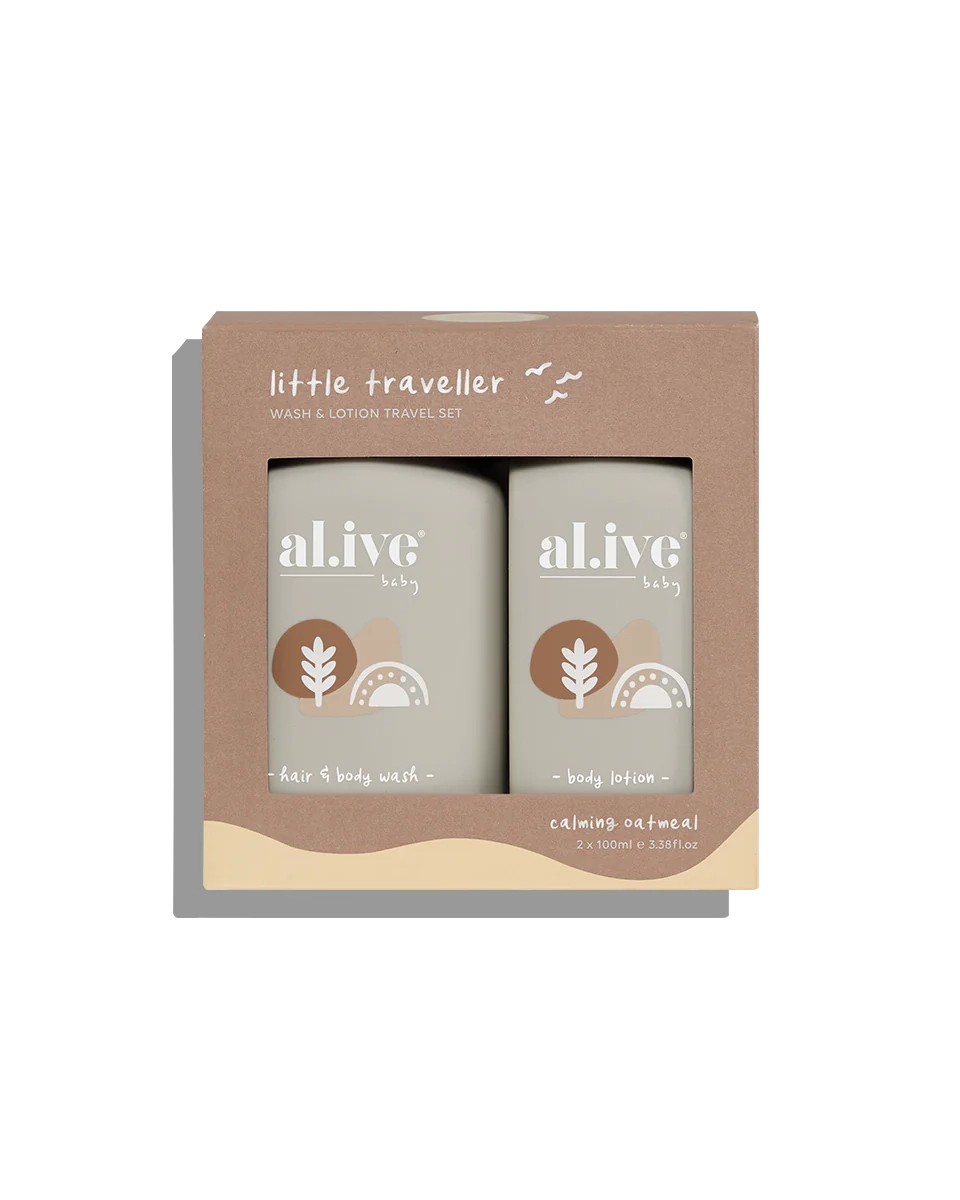 Al.ive Little Traveller - wash &amp; lotion travel set
