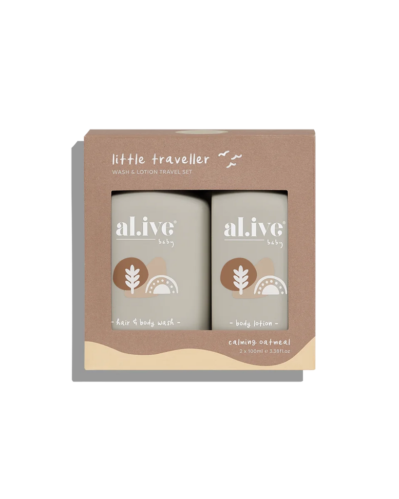 Al.ive Little Traveller - wash & lotion travel set