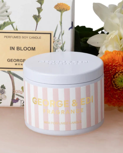 GEORGE &amp; EDI  Mini Candle in a Tin - In Bloom