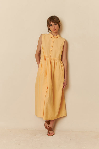 Indi &amp; Cold Poplin Mandarina Dress