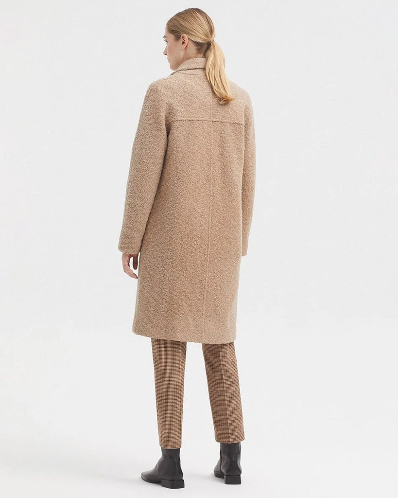 Nice Things Boucle Coat - Beige