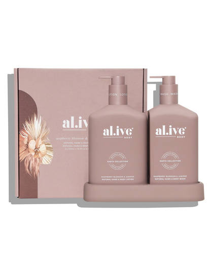 Al.ive Wash &amp; Lotion duo - raspberry blossom &amp; juniper