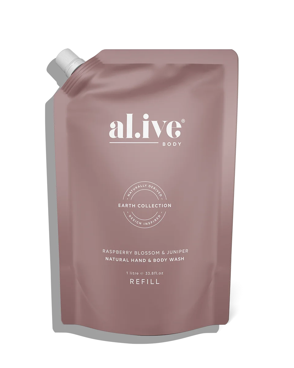 Al.ive 1 ltr wash refill - raspberry blossom &amp; juniper