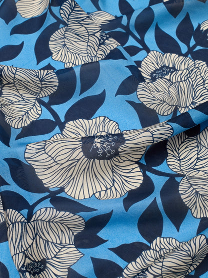 Camellia Silk Scarf
