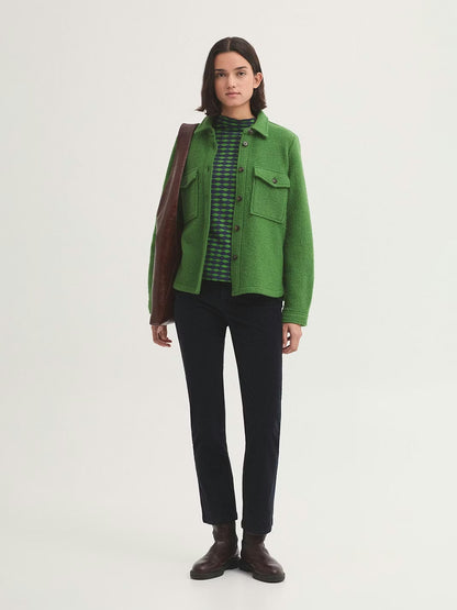 Five-Pocket Micro Corduroy Trousers - Navy