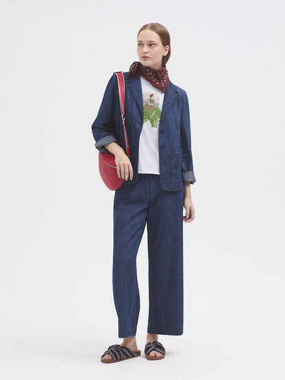 Wide Fit Denim Jeans