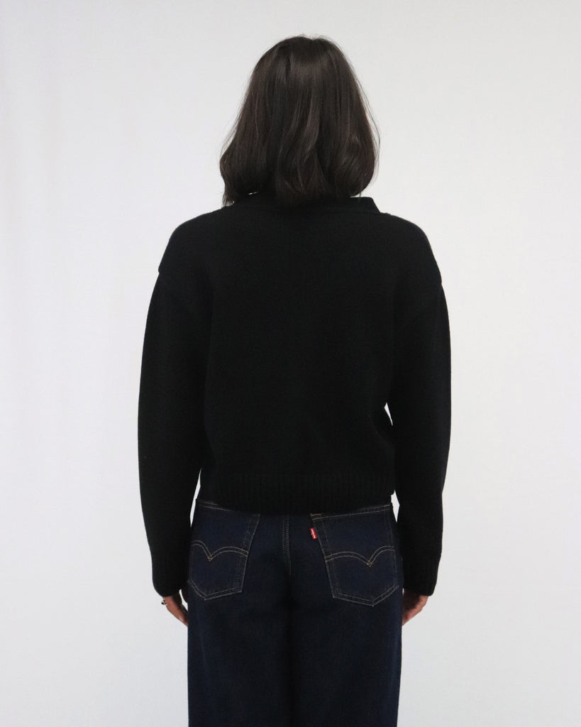 Tatāno Phoebe Cardigan- Black
