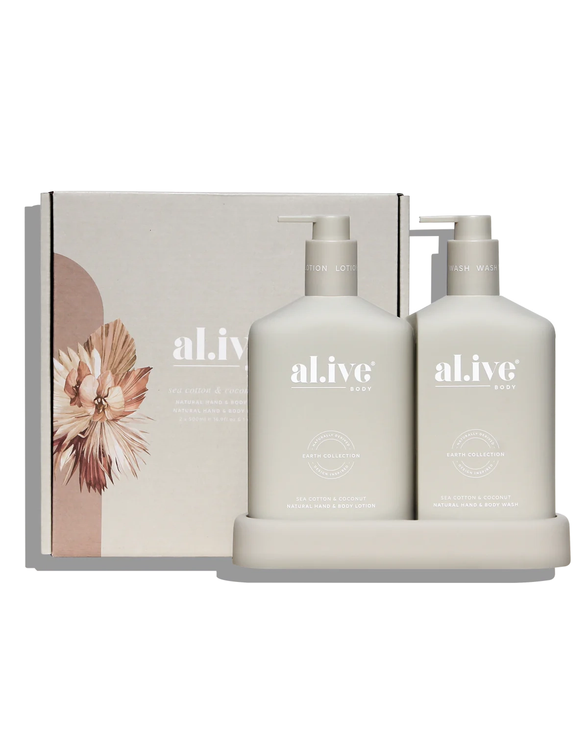 Al.ive Wash &amp; Lotion duo - sea cotton &amp; coconut