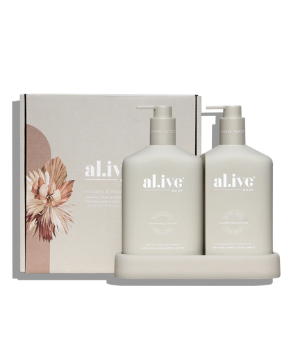 Al.ive Wash &amp; Lotion duo - sea cotton &amp; coconut