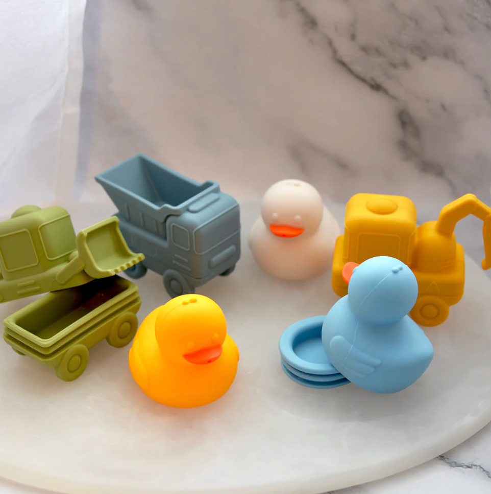 Annabel Trends - Silicone Squeezy Bath Toys - Duck 3pc