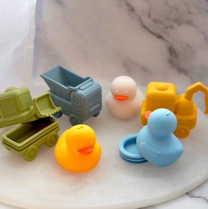 Annabel Trends - Silicone Squeezy Bath Toys - Duck 3pc
