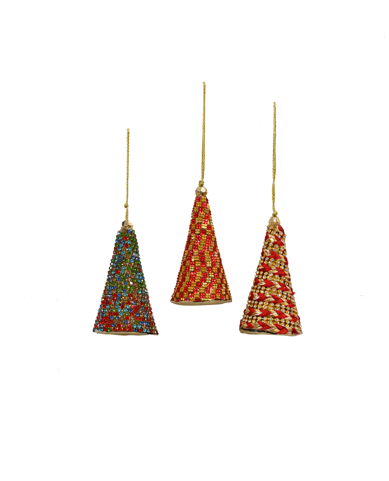 Majestic Hanging Diamond Cones A/3 - Reds