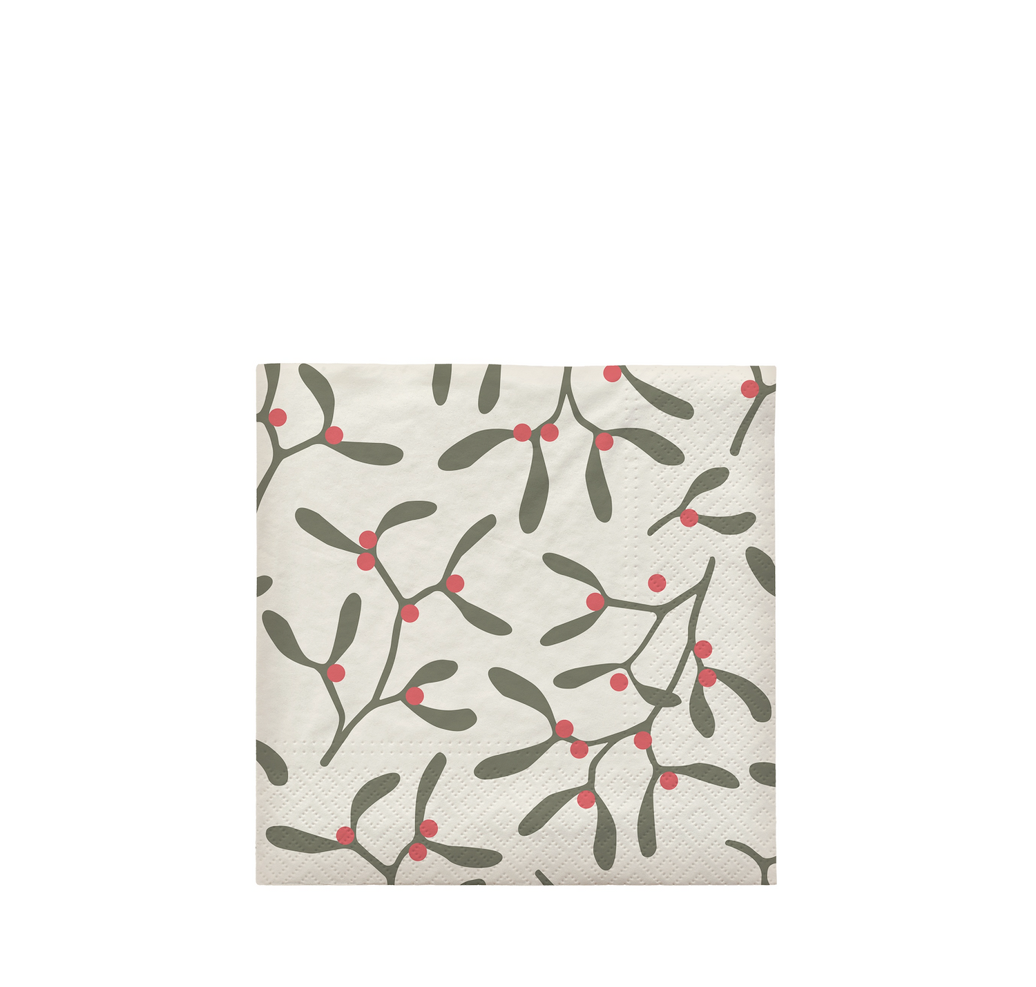 Christmas Mistletoe Paper Napkin
