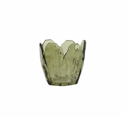 CC Interiors Floret Glass Candle Holder