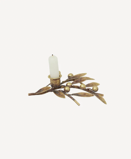Mistletoe Iron Candleholder - Small