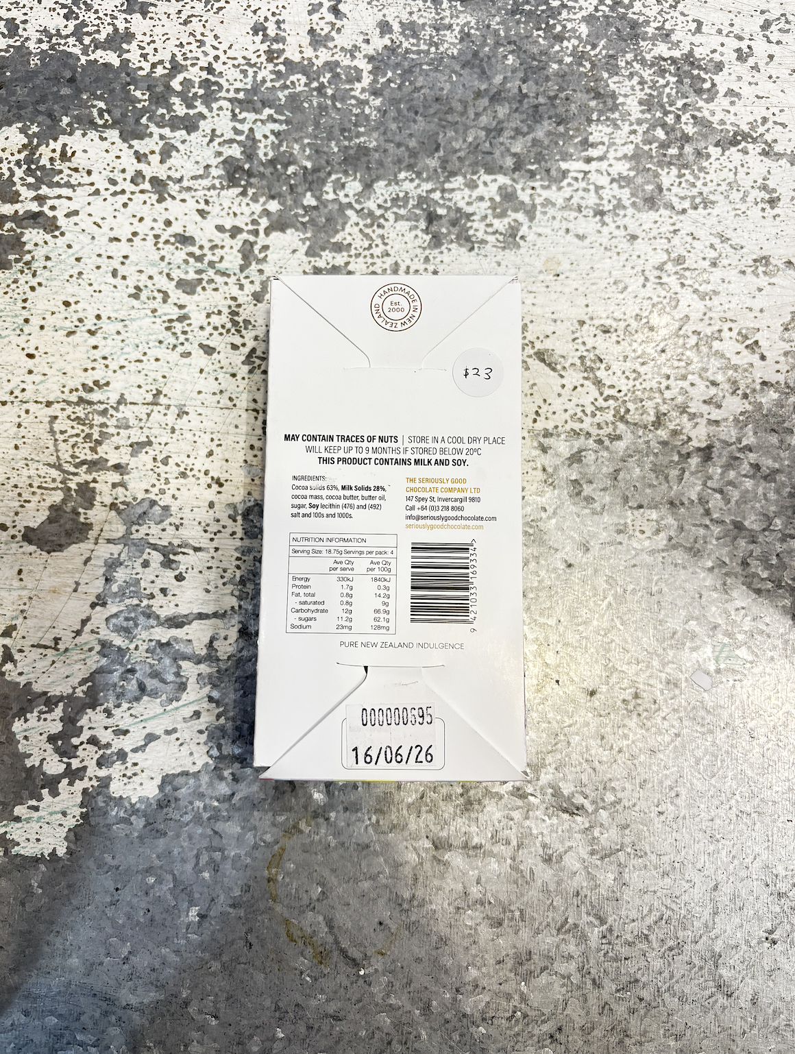 Chocolate Ice Cream Kit Box