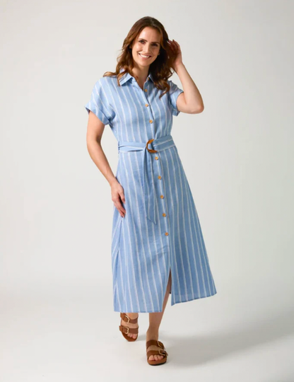 Kinsley Dress Capri Stripe