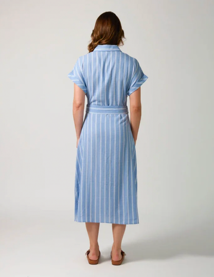 Kinsley Dress Capri Stripe