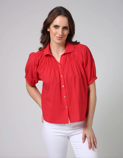Mimi Blouse Flame