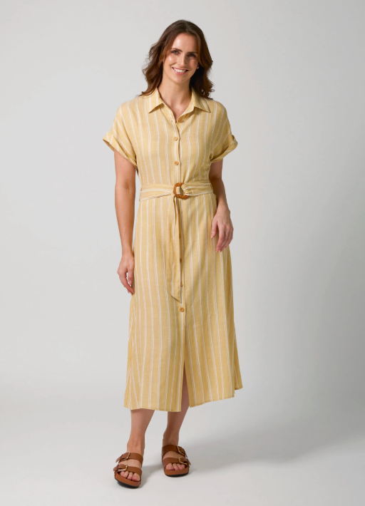 Kinsley Dress Citrus Stripe
