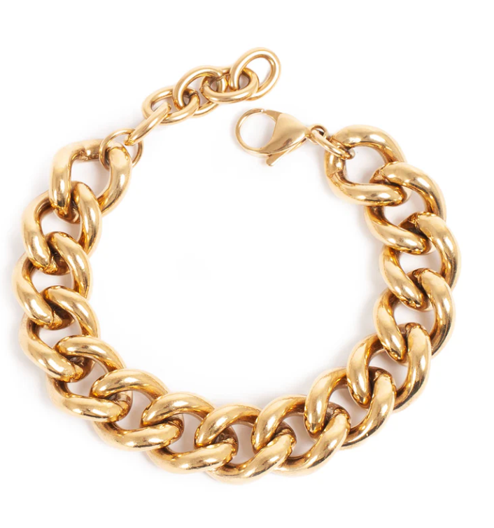 A&amp;C Oslo Bracelet Steel/Gold Plated