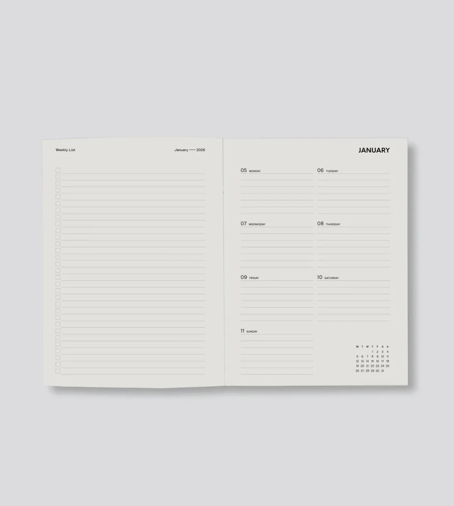 2026 Weekly Diary Father Rabbit x Juliette Hogan - Petal Parade