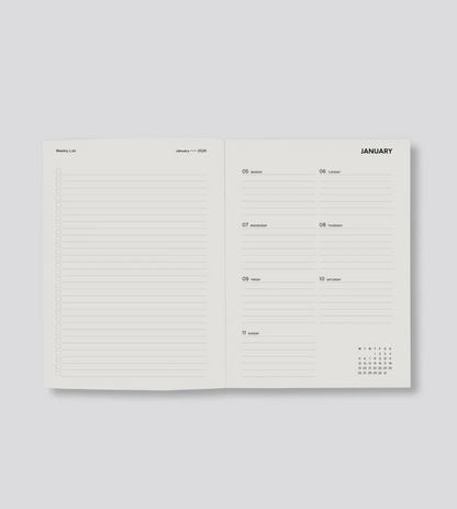 2026 Weekly Diary Father Rabbit x Juliette Hogan - Petal Parade