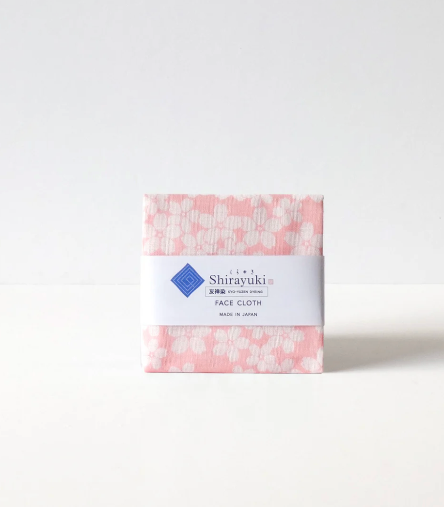 Orient Pink Cherry Blossom Face Cloth