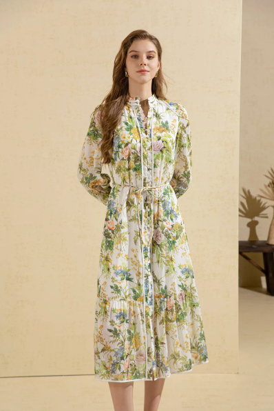 G.D.S Rosita Printed Long Dress