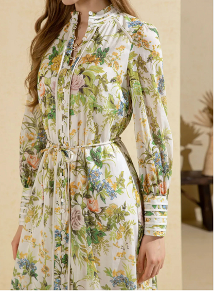 G.D.S Rosita Printed Long Dress