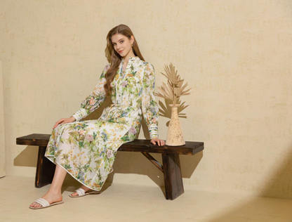 G.D.S Rosita Printed Long Dress