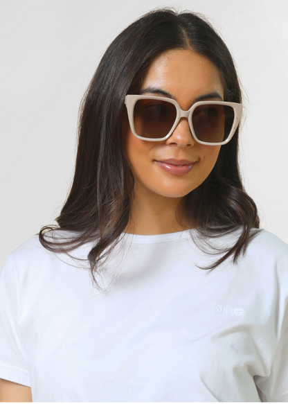 Stella + Gemma Ashling Sunglasses - Creamy Brown