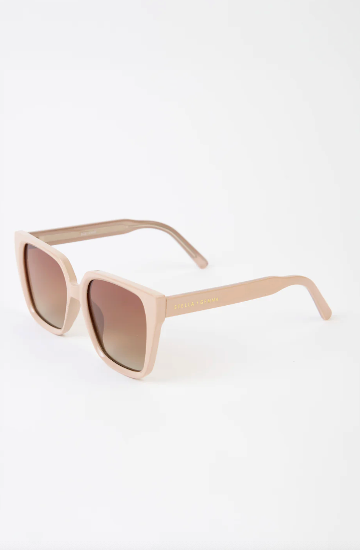 Stella + Gemma Ashling Sunglasses - Creamy Brown