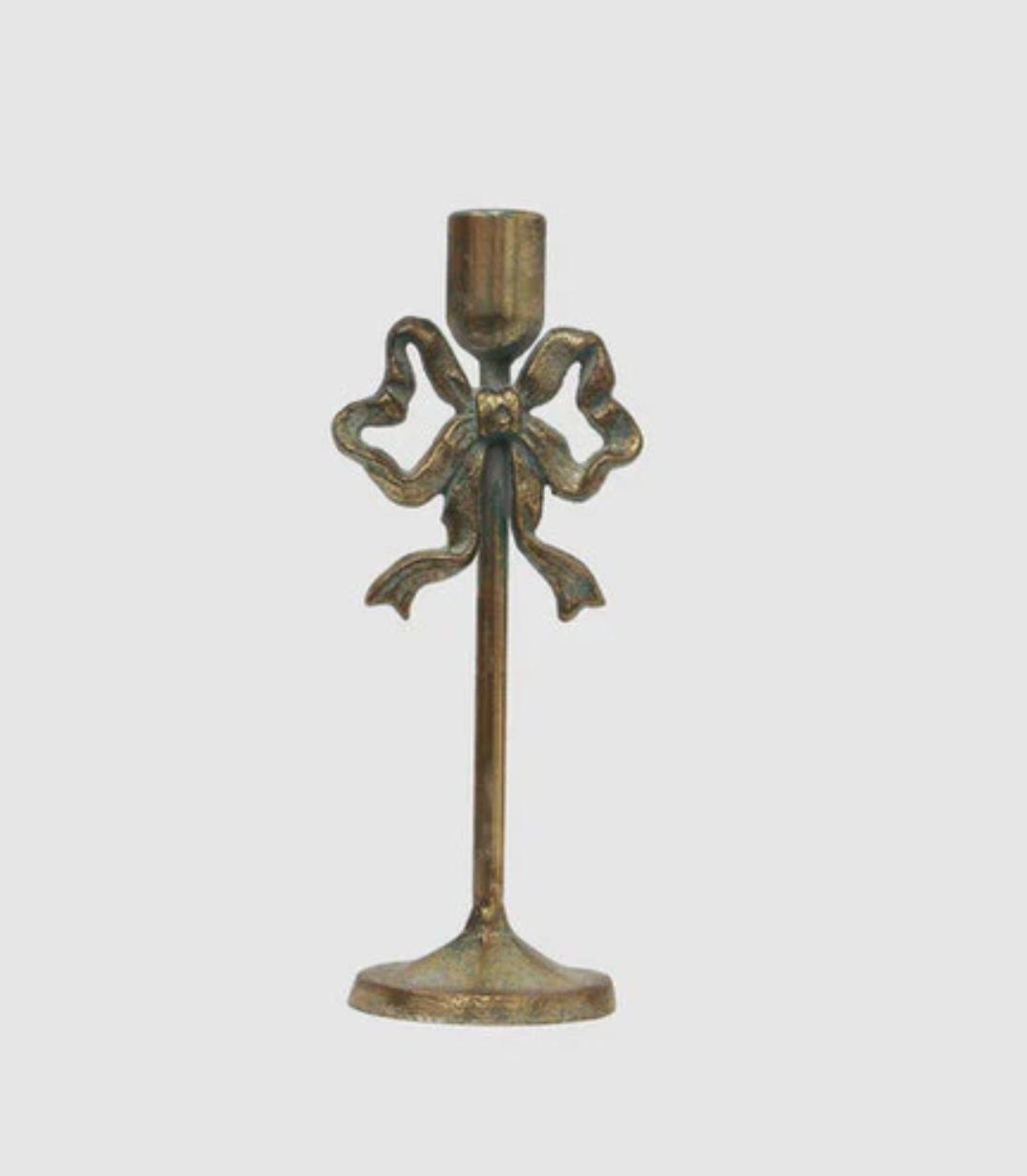 Bow Design Candleholder