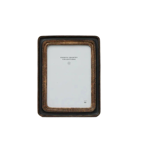 Beaded Frame Black