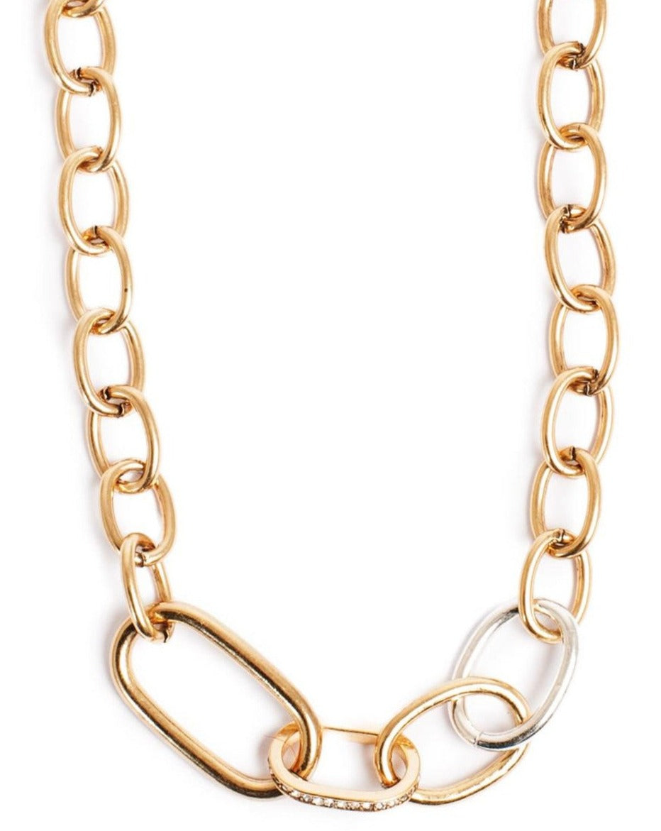 A&amp;C Oslo Chain Connection- gold