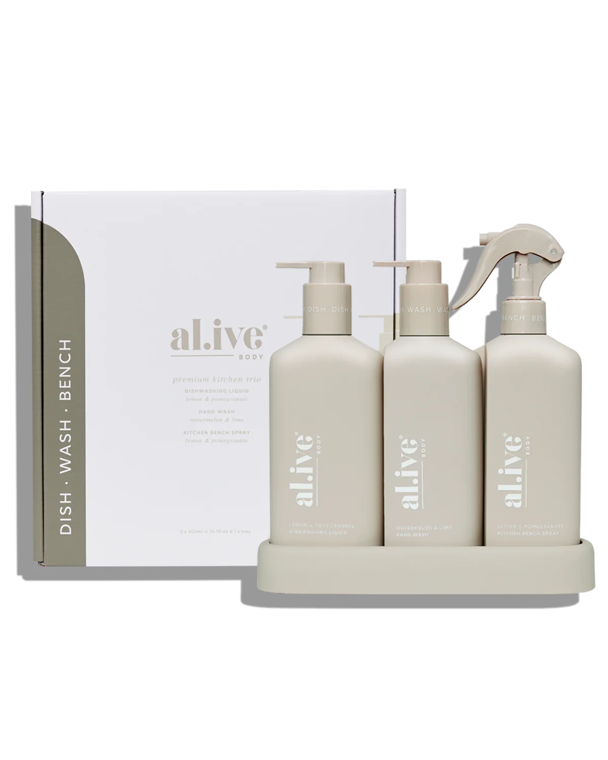 Al.ive Kitchen trio - lemon &amp; pomegranate+ watermelon &amp; lime