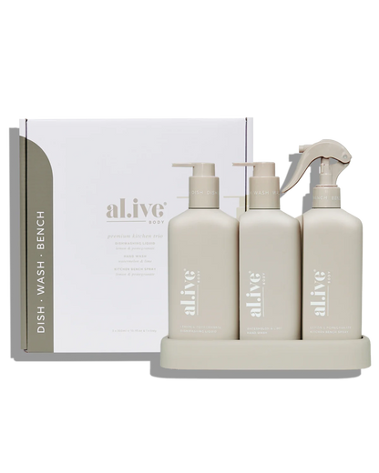 Al.ive Kitchen trio - lemon &amp; pomegranate+ watermelon &amp; lime
