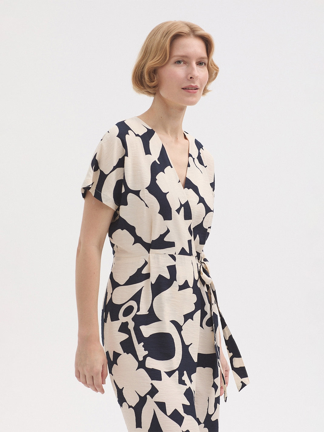 Lucky Charms Wrap Dress - Navy