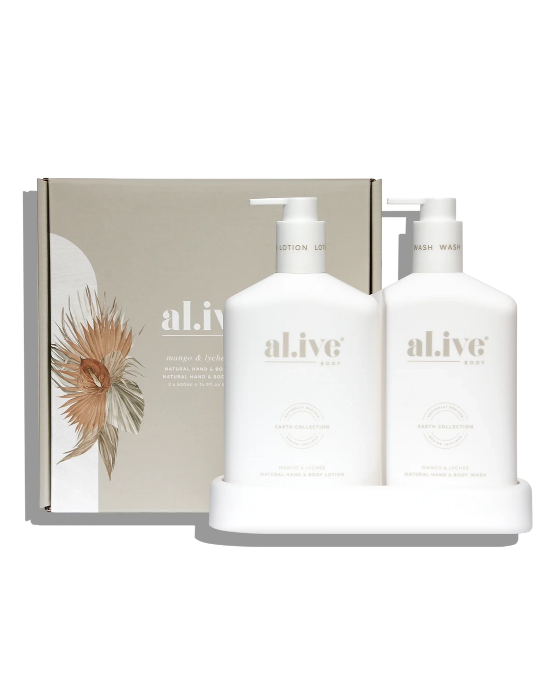 Al.ive  wash &amp; lotion duo - mango &amp; lychee