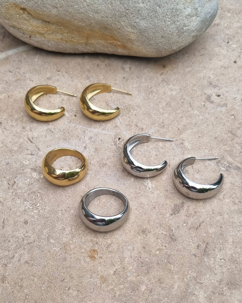 A&C Oslo Pure Steel Soft Earring- silver